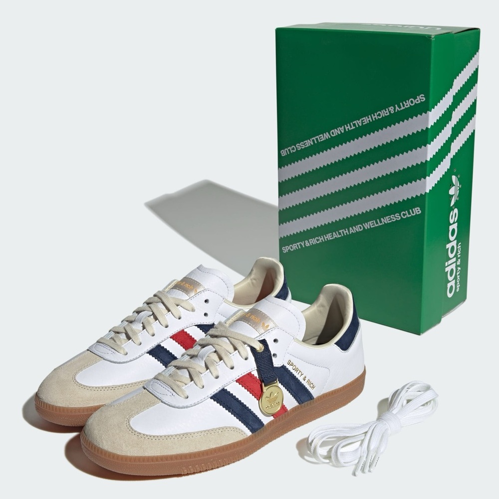 ADIDAS SAMBAS (Sporty & Rich) | NWT Size 6 Women (5 Mens)